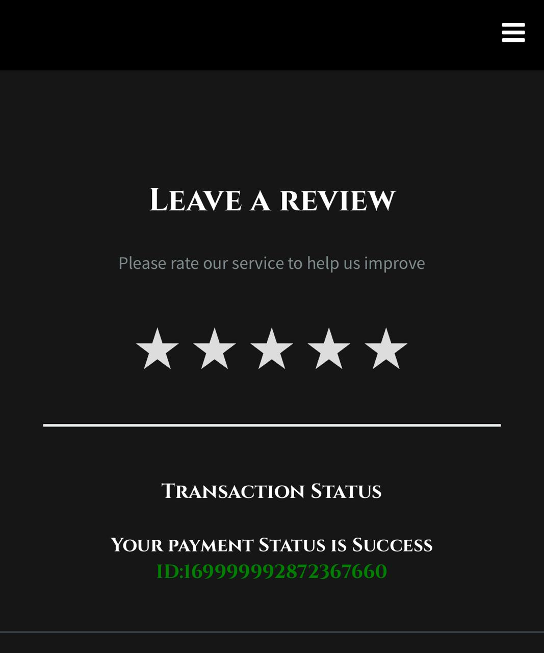 Review capture screen